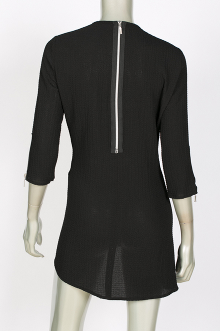 Joseph Ribkoff tunic style 143508. Black. 3