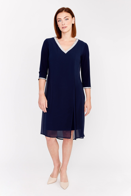 3/4 Sleeve Knit Dress Style 208003