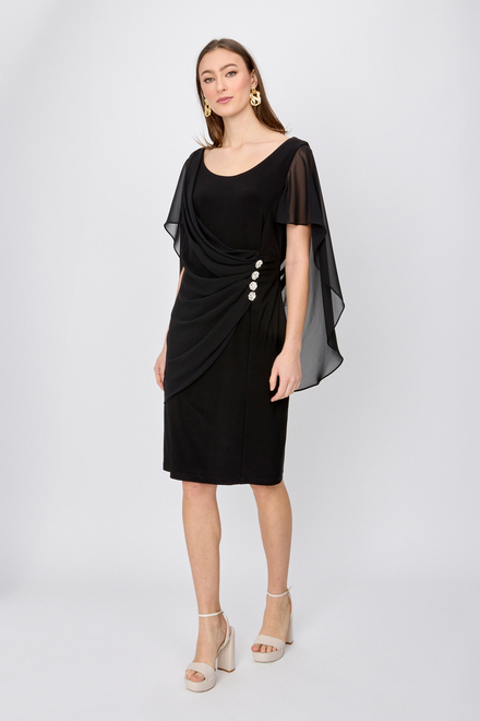 Frank Lyman Dress Style 209228. Black