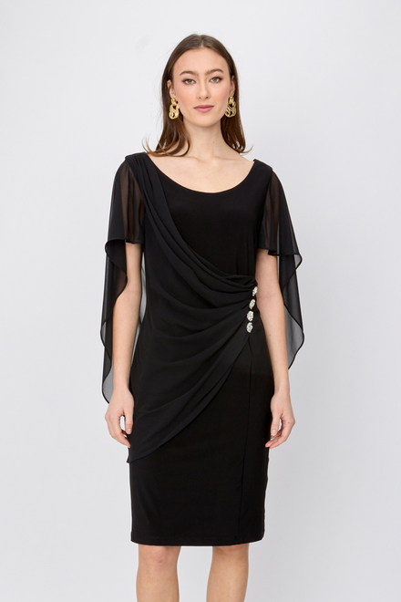 Frank Lyman Dress Style 209228. Black. 3