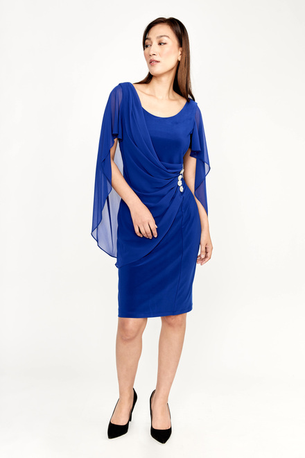 Ruched Sheath Dress Style 209228. Imperial Blue. 5
