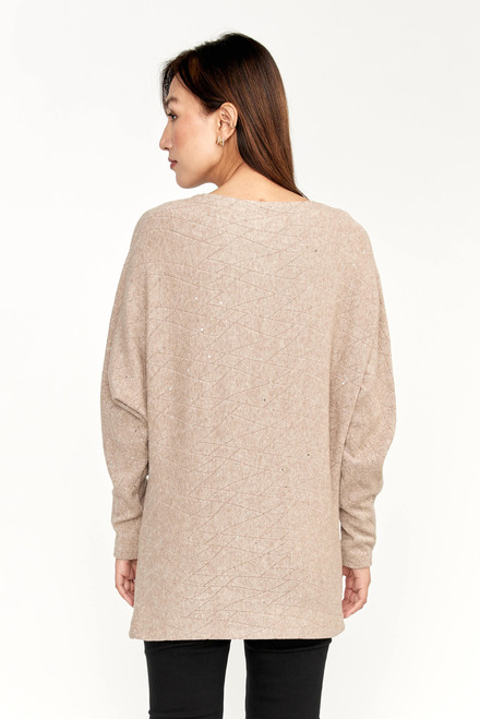 Batwing Sleeve Top Style 233484. Oatmeal. 2
