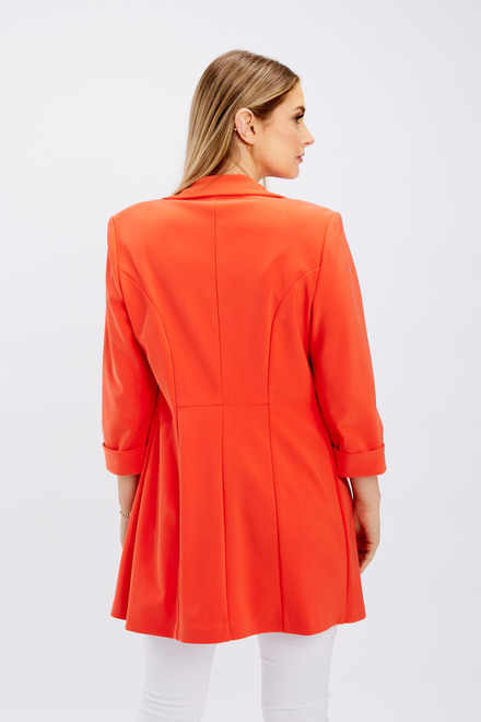 3/4 Sleeve Blazer Style 236005. Orange. 2