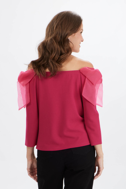 Tiered Sleeve Top Style 239143. Rose. 3