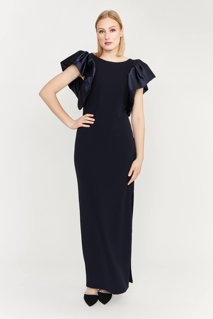 Ruffle Sleeve Gown Style 239151. Midnight
