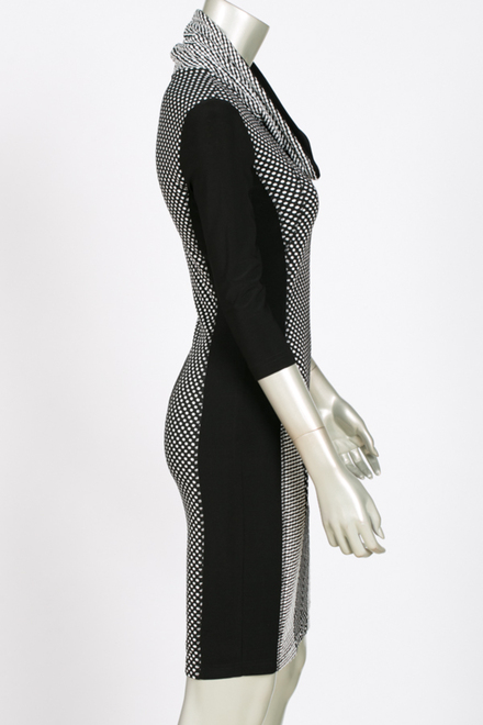 Joseph Ribkoff dress style 143645. Black/white. 2