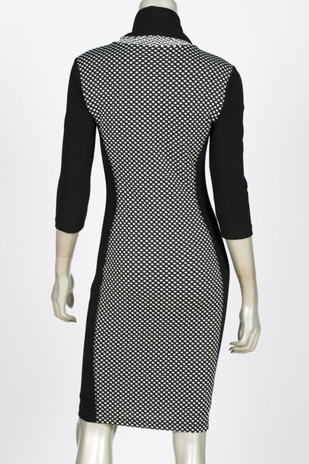 Joseph Ribkoff dress style 143645. Black/white. 3