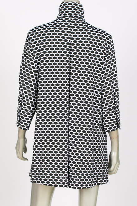 Joseph Ribkoff coat style 143688. Black/white. 2