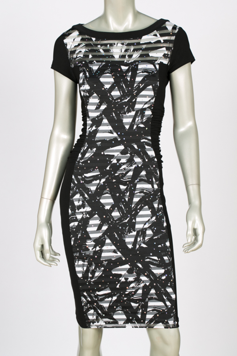 Joseph Ribkoff dress style 143900. Black/white