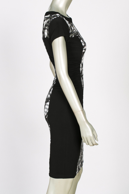Joseph Ribkoff dress style 143900. Black/white. 2