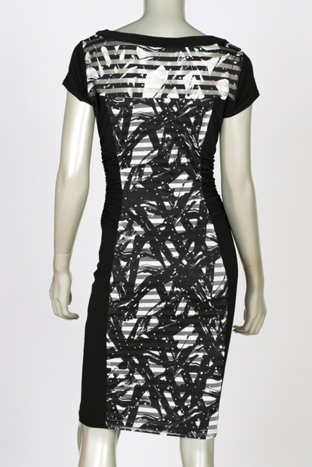 Joseph Ribkoff dress style 143900. Black/white. 3
