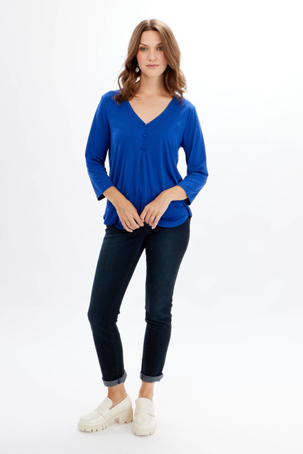 Henley Top Style 700-09. Palace blue