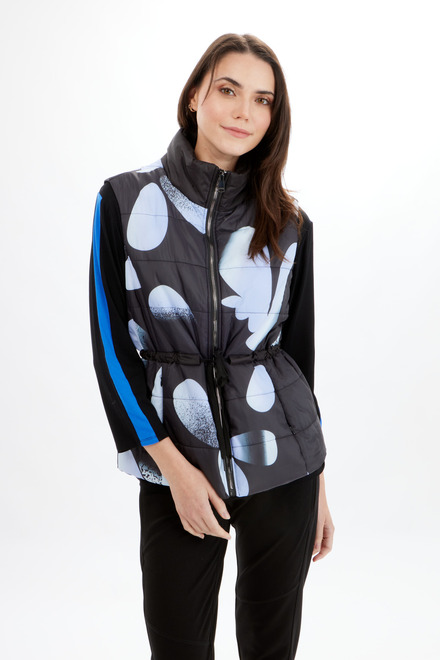 Two-Tone Sleeveless Puffer Vest Style 709-02. A/s. 3