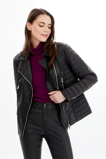 Faux Leather Jacket Style 711-09