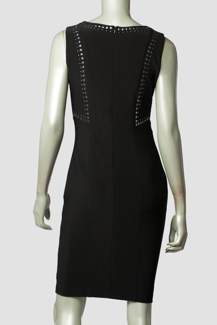 Joseph Ribkoff dress style 144009. Black. 3