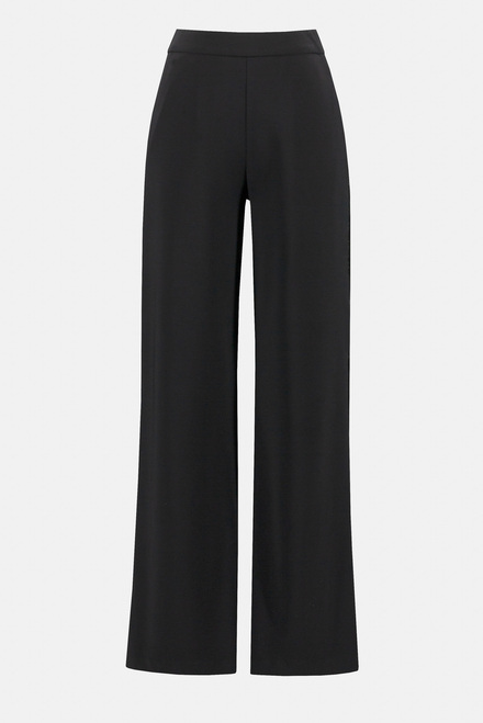 Pantalon large minimaliste Mod&egrave;le 234103. Noir. 4