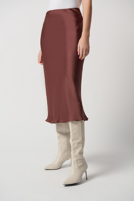 Satin Flared Skirt Style 234109