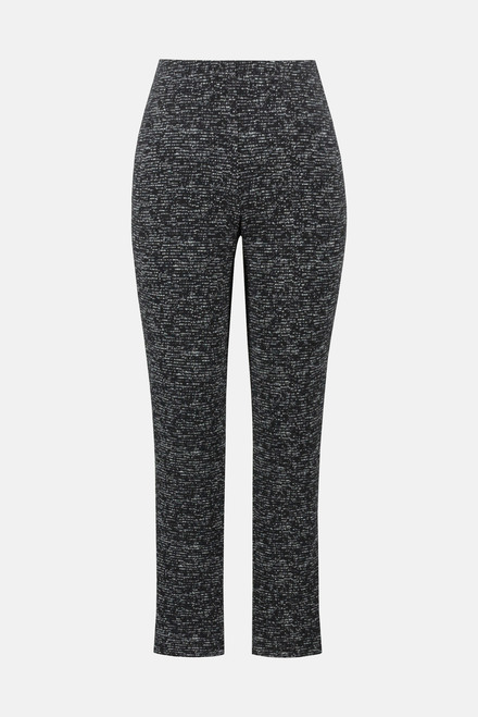 Tweed Straight Leg Pants Style 234116. Black/off White. 5