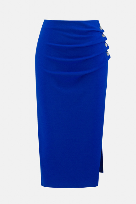 Ruched Waist Pencil Skirt Style 234118. Royal Sapphire 163. 5