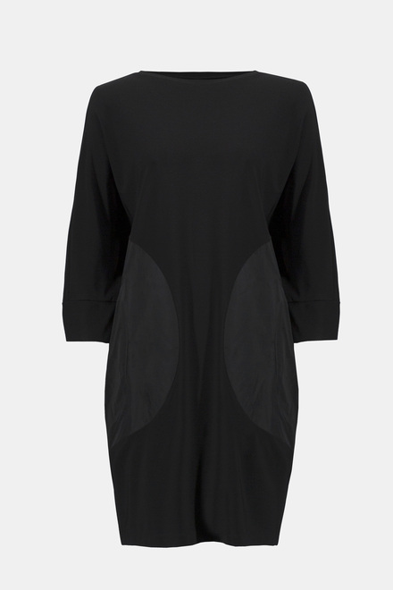 Circle Motif Dress Style 234159. Black. 6