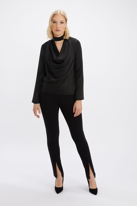 Draped Neck Top Style 234221