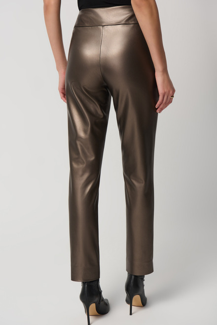 Metallic Contour Waist Pants Style 234257. Bronze. 2