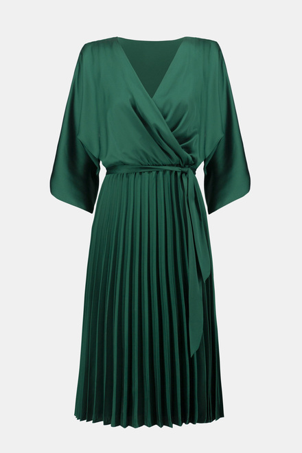 Ruffled wrap dress Style 234265. True Emerald. 5