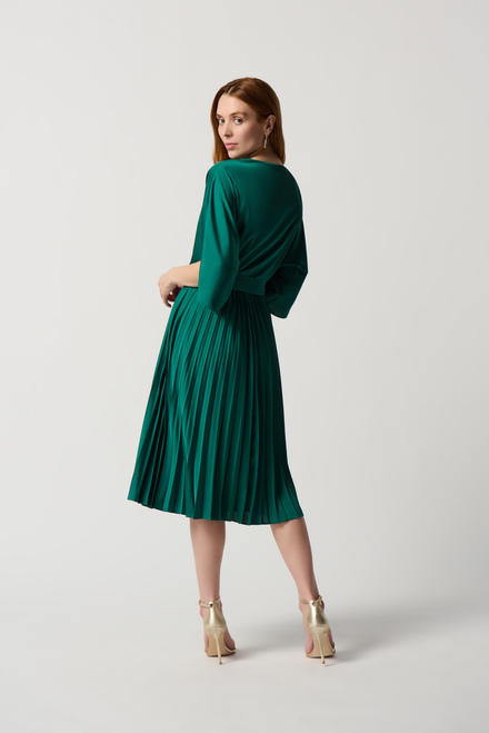 Ruffled wrap dress Style 234265. True Emerald. 2