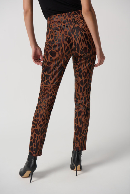 High Waist Pant Style 234283. Toffee/black. 2