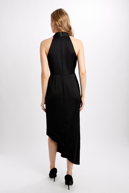Halter Neck Dress Style 234718. Black. 2