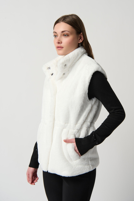 Faux Fur Vest Style 234903. Vanilla 30