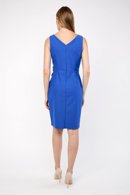 Ruched Wrap Front Dress 134005. Royal. 2