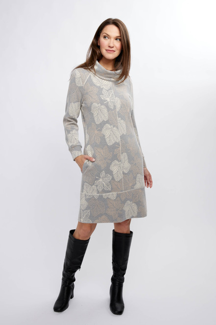 Leaf Print Dress Style 73175