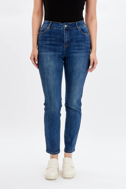 Rhinestone Detail Jeans Style 234106U