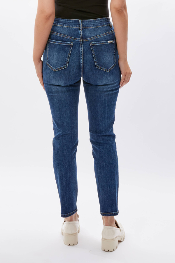 Rhinestone Detail Jeans Style 234106U | 1ère Avenue
