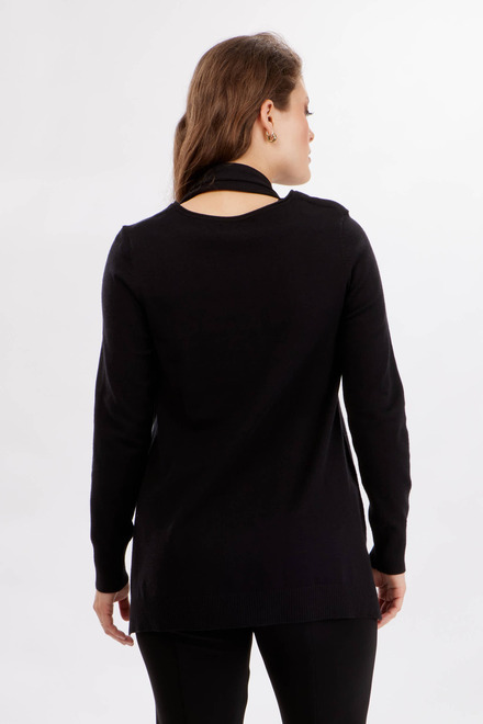 Bejewelled Sweater Style 234120U . Black. 2