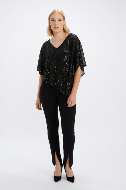 Draped Sequin Top Style 234242