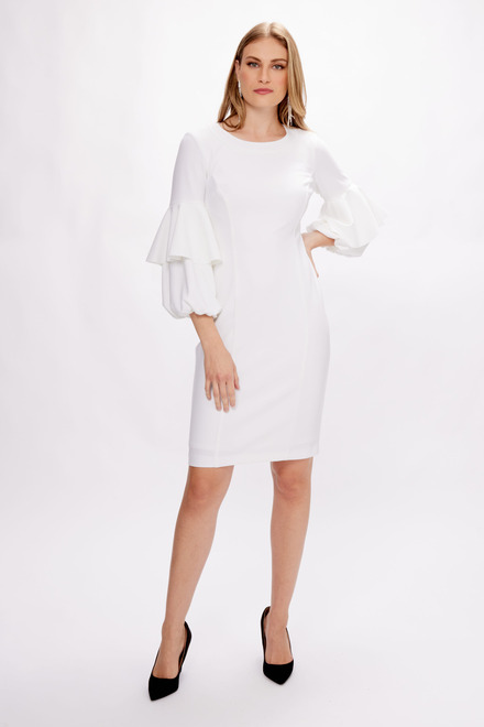 Ruffle Sleeve Dress Style 233096. Vanilla 30. 4
