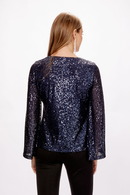 All-Over Sequin Top Style 234231. Midnight Blue/midnight Blue. 2