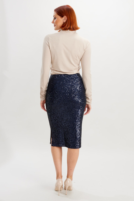 Sequin pencil skirt Style 234259. Midnight Blue/midnight Blue. 2