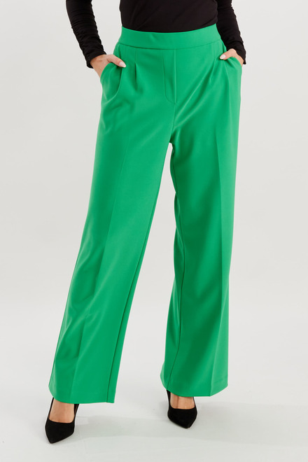 Wide Leg Pleated Pants Style 231136