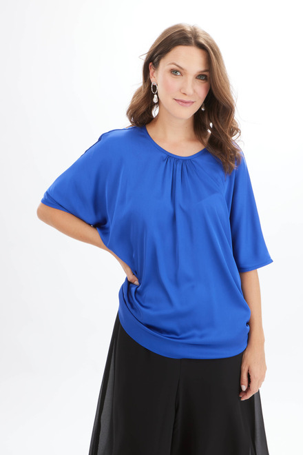 Slouchy Short Sleeve Top Style 232145. ROYAL SAPPHIRE163