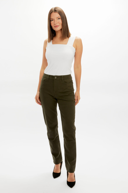 Slim fit jeans style 73411. Olive . 3