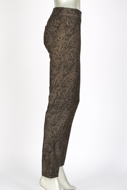 Joseph Ribkoff pantalon style 144788. Noir/or. 2