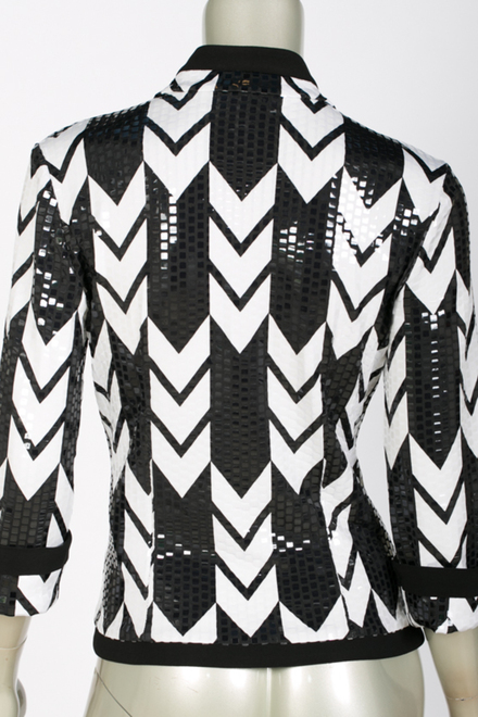 Joseph Ribkoff top style 144808. Black/white. 2