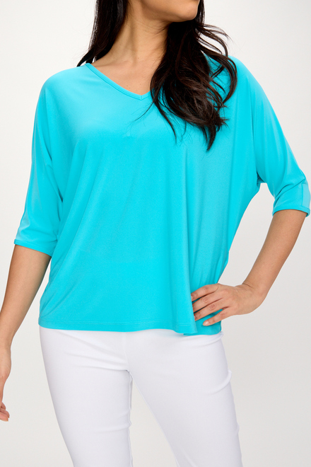 Oversized Bat Wing Sleeve Top Style 241044. Seaview. 3