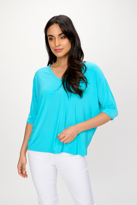 Oversized Bat Wing Sleeve Top Style 241044. Seaview