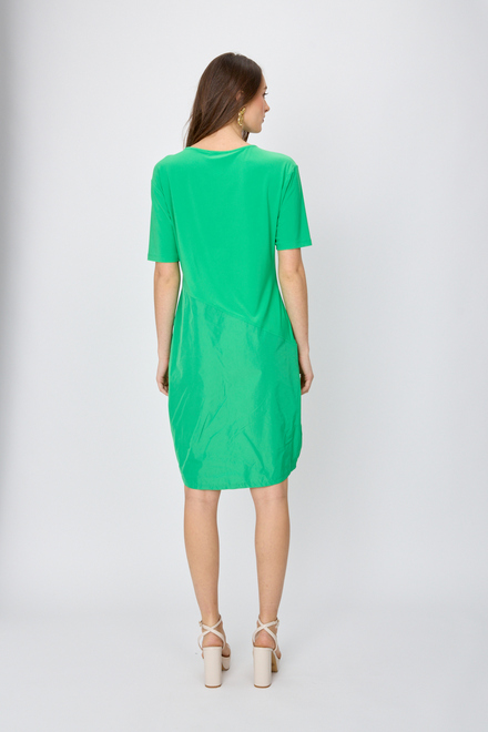 Two-Tone Voluminous Dress Style 241049. Island Green. 2