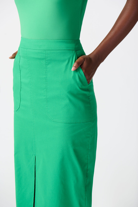 Midi Pencil Skirt Style 241064. Island Green. 5
