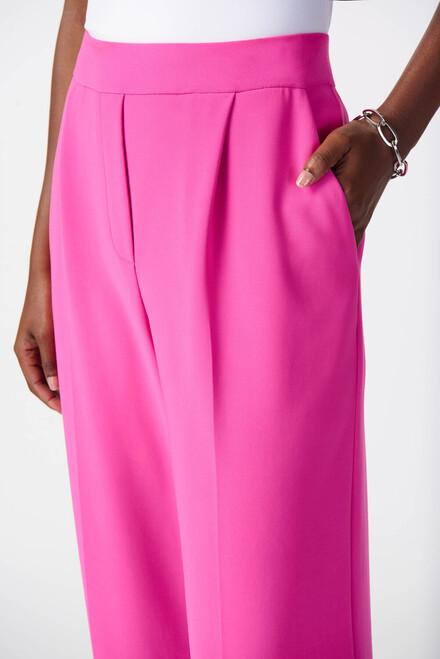 Pleated &amp; Tailored Pants Style 241095. Ultra Pink. 6